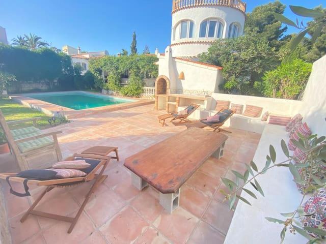 Beautiful Villa With Pool, Barbecue, And Garden Jávea Exterior foto